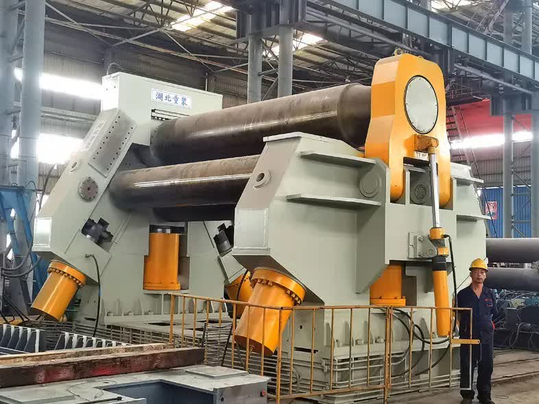 80mmx3000mm 四輥卷板機
